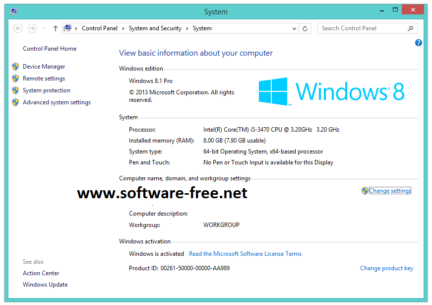windows 8.1 download product key 64 bit